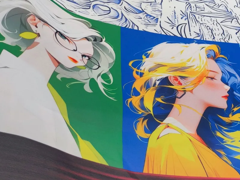 COMIC FIESTA ACG Anime merchandise - Semi Transparent See through fabric print in KL Singapore Malaysia