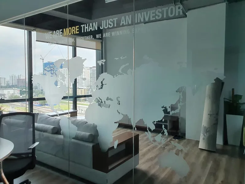 Frosted Glass Cut Out