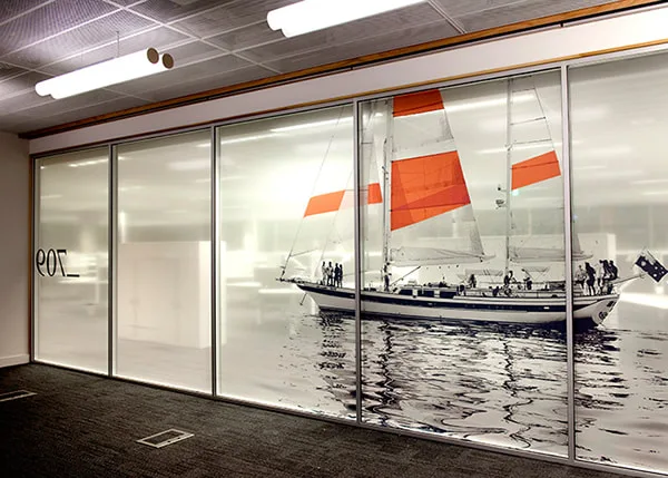Frosted Sticker Printing Glass Sticker Printing Malaysia 