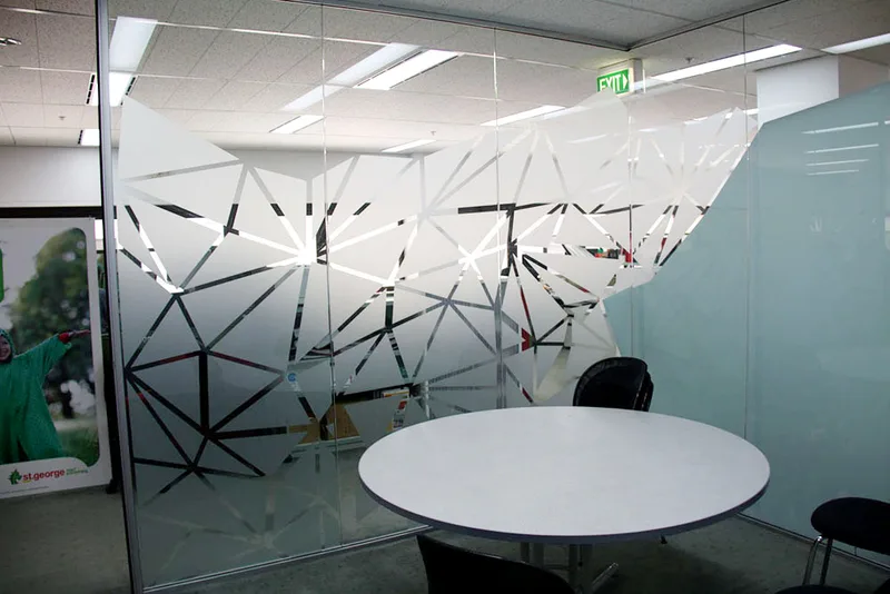 Office Glass Sticker Frosted Cut Out Pattern Deco Glass Malaysia