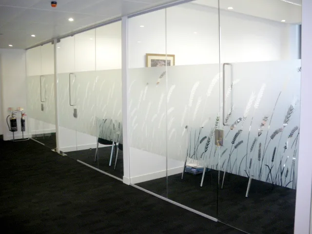 Office Glass Sticker Frosted Cut Out Pattern Deco Glass Sticker Malaysia