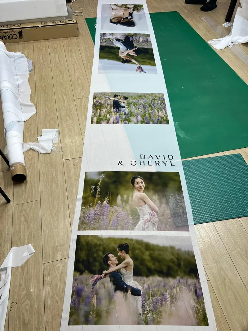 wedding sheer fabric print in kl malaysia