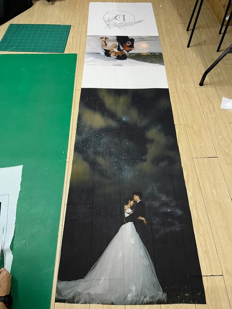 wedding sheer fabric print in kl malaysia