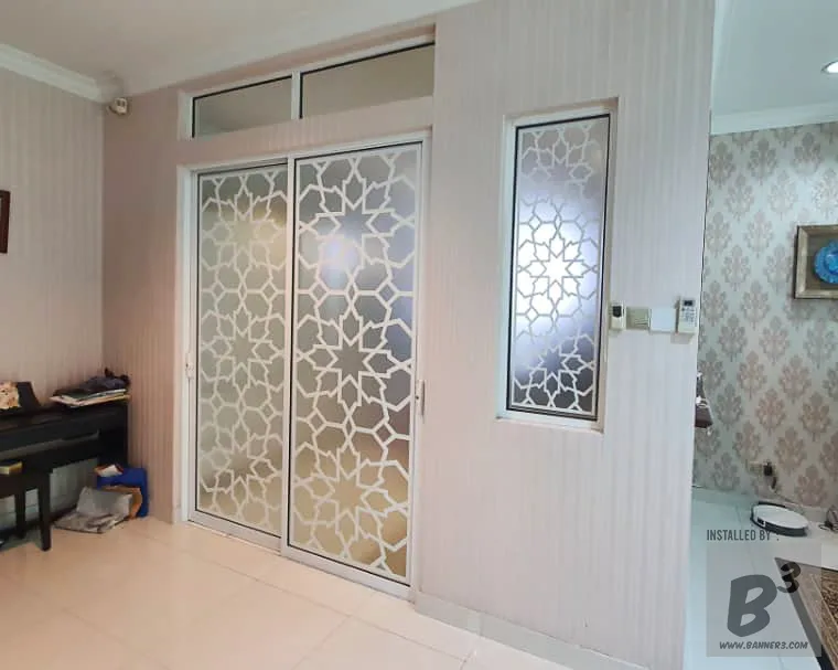 Glass Panel Graphic Printed in Malaysia KL.